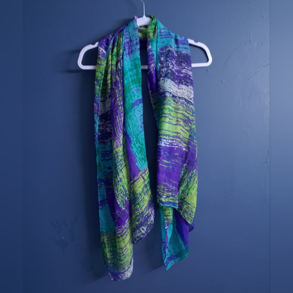 Vibrant Multicolor Scarf ($1 With Bundle)